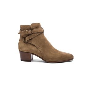Saint Laurent Suede Blake Boots